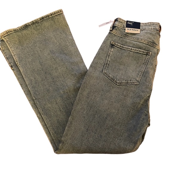 Old Navy Denim - Old Navy Flare Women’s Jeans Light Denim High Waist Size 12 New